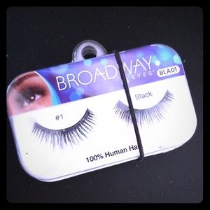 100% Human HBroadway False Eyelashes Pack of four